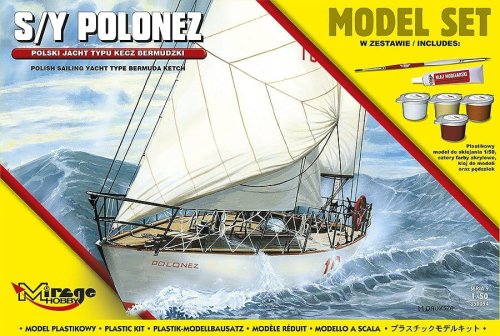 Przejdź do produktu MIRAGE 850094 - 1:50 Jacht S/Y Polonez - Model Set
