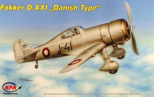 Przejdź do produktu MPM 72544 - 1:72 Fokker D.XXI Danish Type