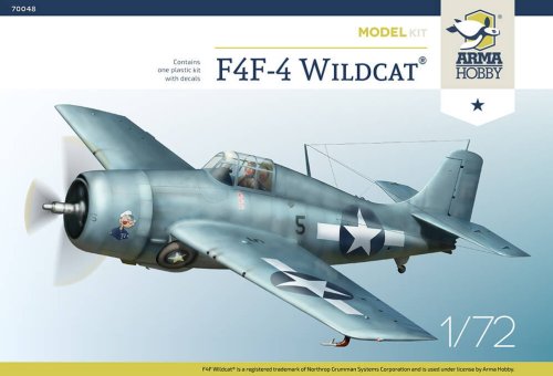 Przejdź do produktu ARMA HOBBY 70048 - 1:72 F4F-4 Wildcat - Model Kit