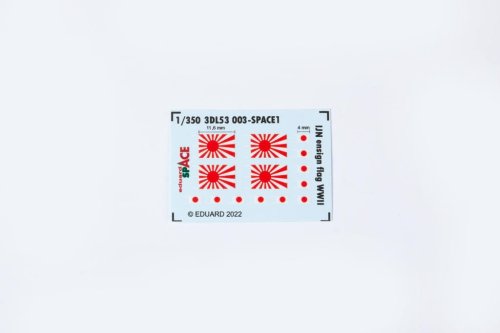Przejdź do produktu EDUARD 3DL53003 - 1:350 IJN ensign flag WWII Space 3D Decals