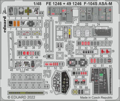 Przejdź do produktu EDUARD FE1246 - 1:48 F-104S ASA-M