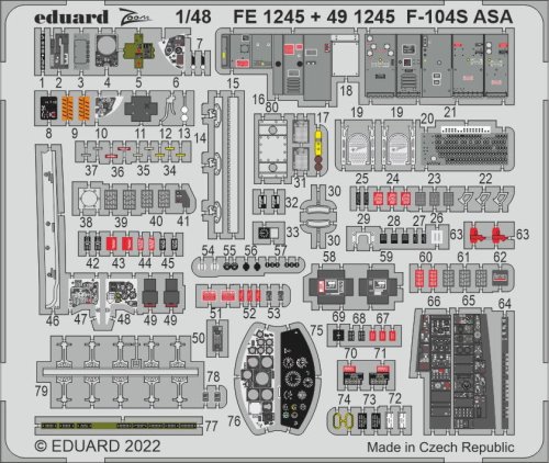 Przejdź do produktu EDUARD FE1245 - 1:48 F-104S ASA