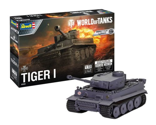 Przejdź do produktu Revell 03508 - 1:72 Tiger I Easy Click - World of Tanks