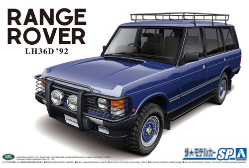 Przejdź do produktu Aoshima 06137 - 1:24 Land Rover LH36D Range Rover Classic Custom '92