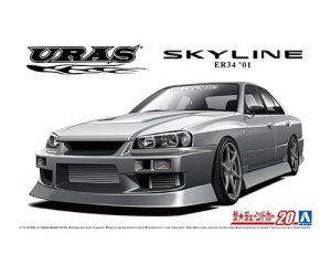 Aoshima 06134 - 1:24 Uras ER34 Skyline 25GT-t '01 Nissan