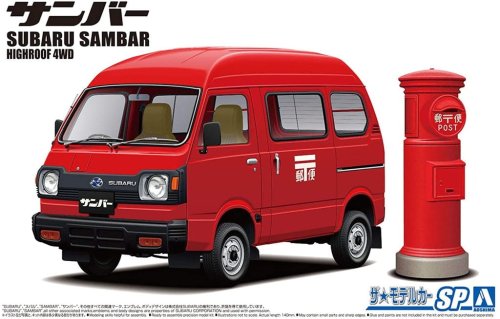 Przejdź do produktu Aoshima 05998 - 1:24 Subaru TT1 Sambar High-Roof 4WD '80