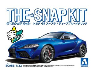 Aoshima 05889 - 1:32 Toyota GR Supra - Deep Blue Metallic Snapkit