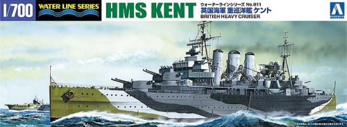 Przejdź do produktu Aoshima 05673 - 1:700 HMS Kent British Heavy Cruiser