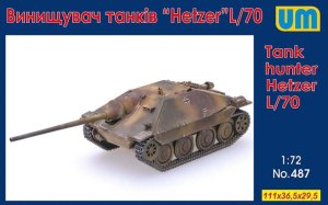 Unimodels 487 - 1:72 Hetzer L/70 Tank Hunter