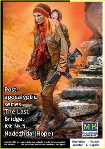 Przejdź do produktu Master Box 24077 - 1:24 Post-apocalyptic series. The Last Bridge. Kit No 5. Nadezhda (Hope)