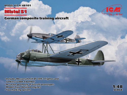 Przejdź do produktu ICM 48101 - 1:48 Mistel S1 German composite training aircraft