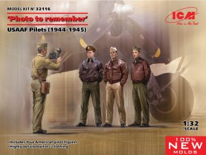 ICM 32116 - 1:35 Photo to remember, USAAF Pilots (1944-1945)