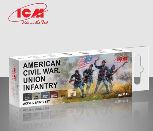 Przejdź do produktu ICM 3013 - Acrylic Paint Set for American Civil War 6 x 12 ml