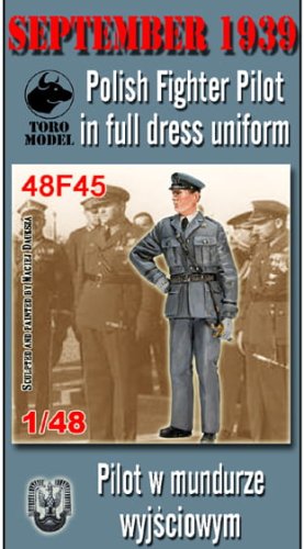 Przejdź do produktu Toro Model 48F45 - 1:48 Wrzesień 1939 - Pilot w mundurze wyjściowym