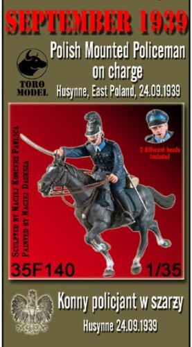 Przejdź do produktu Toro Model 35F140 - 1:35 Wrzesień 1939 - Konny policjant w szarży, Husynne, 24.09.1939