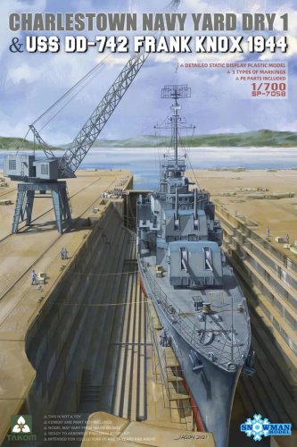 Przejdź do produktu Takom SP7058 - 1:700 Charlestown Navy Yard Dry 1 & USS DD-742 Frank Knox 1944