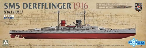 Przejdź do produktu Takom SP7034 - 1:700 SMS Derfflinger 1916 (Full Hull)