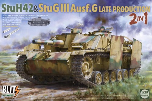 Przejdź do produktu Takom 8006 - 1:35 StuH 42 & StuG III Ausf. G Late Production