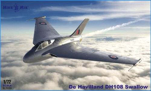 Przejdź do produktu Mikromir 72022 - 1:72 De Havilland DH 108 Swallow