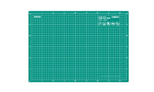Przejdź do produktu OLFA CM-A3-RC - Mata do cięcia, grubość 2mm, rozmiar A3 (45 x 30 cm)