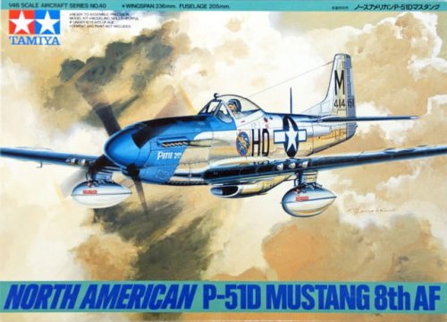 Przejdź do produktu TAMIYA 61040 - 1:48 P-51D Mustang 8th AF
