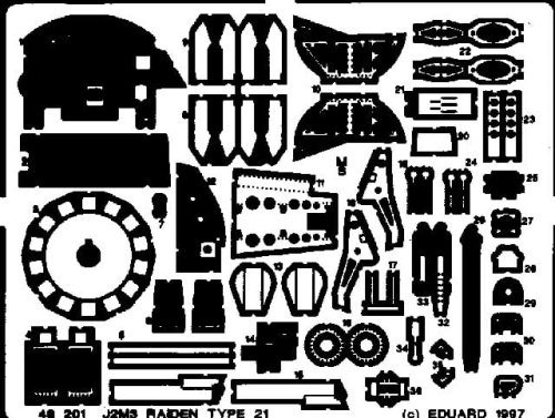 Przejdź do produktu EDUARD 48201 - 1:48 J2M3 Raiden type 21