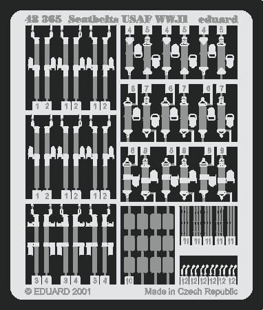 Przejdź do produktu EDUARD 48365 - 1:48 Seatbelts USAF WWII