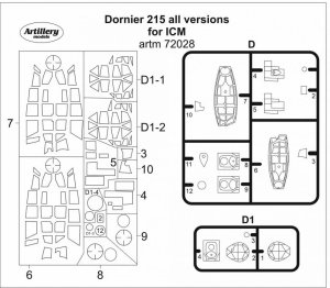 Fly ARTM72028 - 1:72 Dornier 215