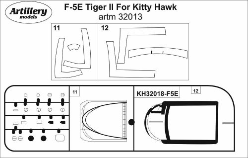 Przejdź do produktu Fly ARTM32013 - 1:32 F-5E Tiger II