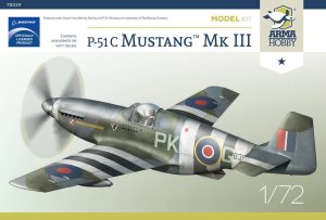 Arma Hobby 70039 - 1:72 P-51C Mustang Mk III - Model Kit