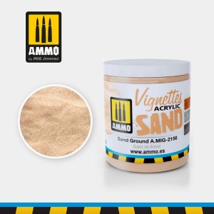 Ammo Mig 2156 - Vignettes Acrylic - Sand Ground masa do dioram