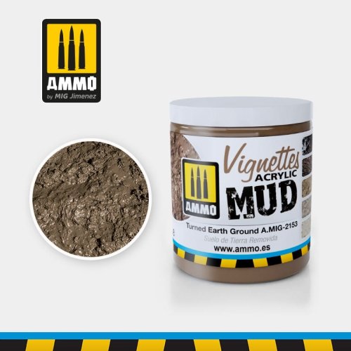 Przejdź do produktu Ammo Mig 2153 - Vignettes Acrylic - Turned Earth Ground masa do dioram
