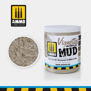 Ammo Mig 2151 - Vignettes Acrylic - Dry Earth Ground masa do dioram