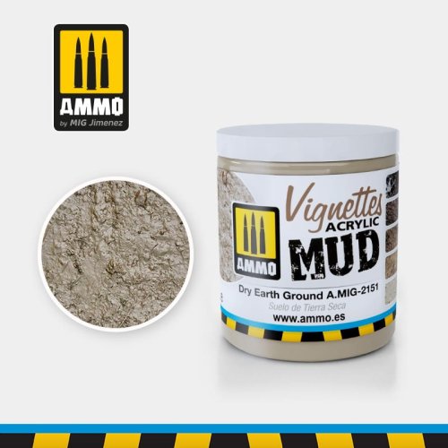 Przejdź do produktu Ammo Mig 2151 - Vignettes Acrylic - Dry Earth Ground masa do dioram