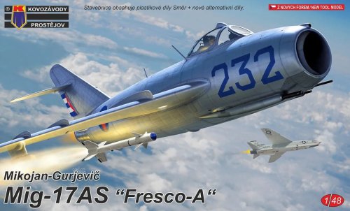 Przejdź do produktu Kovozavody 4825 - 1:48 MiG-17AS Fresco-A