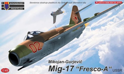 Przejdź do produktu Kovozavody 4823 - 1:48 MiG-17 Fresco-A USSR