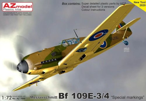 Przejdź do produktu AZ Model AZ 7689 - 1:72 Messerschmitt Bf 109E-3 Special marking