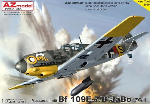 Przejdź do produktu AZ Model AZ 7683 - 1:72 Messerschmitt Bf 109E-7/B JaBo ZG.1