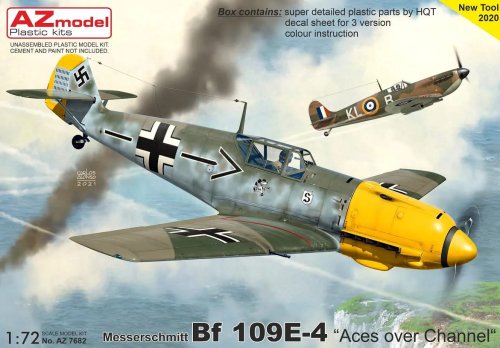 Przejdź do produktu AZ Model AZ 7682 - 1:72 Messerschmitt Bf 109E-4 Aces over Channel