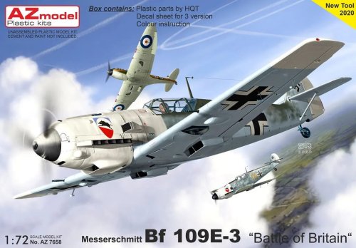 Przejdź do produktu AZ Model AZ 7658 - 1:72 Messerschmitt Bf 109E-3 Battle of Britain