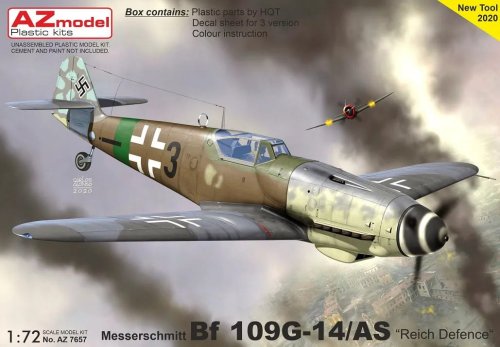 Przejdź do produktu AZ Model AZ 7657 - 1:72 Messerschmitt Bf 109G-14/AS Reich Defence