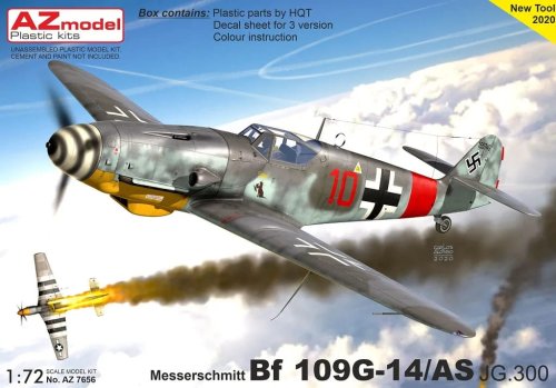 Przejdź do produktu AZ Model AZ 7656 - 1:72 Messerschmitt Bf 109G-14/AS JG.300