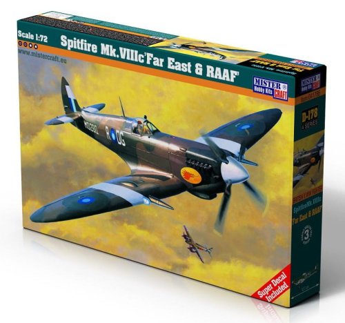 Przejdź do produktu Mistercraft D178 - 1:72 Spitfire Mk.VIIIc Far East & RAAF
