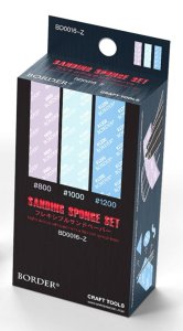 Border BD0016-Z - Zestaw bloczków do szlifowania, gradacje #800 #1000 #1200