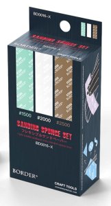 Border BD0016-X - Zestaw bloczków do szlifowania, gradacje #1500 #2000 #2500