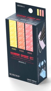 Border BD0016-C - Zestaw bloczków do szlifowania, gradacje #280 #400 #600