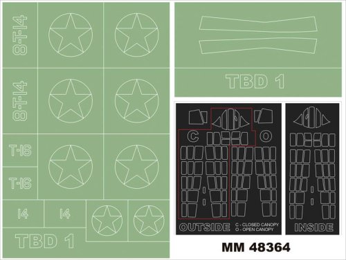 Przejdź do produktu MONTEX MM48364 - 1:48 TBD-1 Devastator