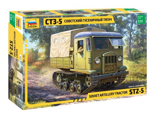 Przejdź do produktu Zvezda 3663 - 1:35 STZ-5 Soviet Artillery Tractor