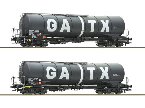 Przejdź do produktu Roco 76028 H0 - Zestaw 2 wagonów cystern Zacns GATX