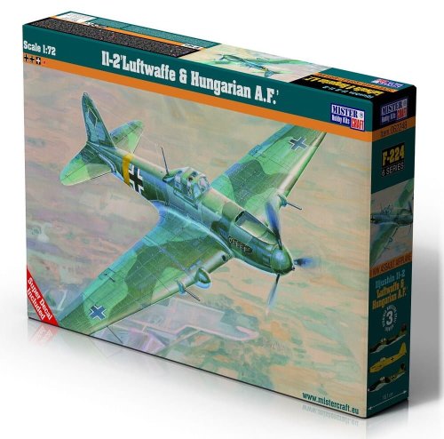 Przejdź do produktu Mistercraft F224 - 1:72 IL-2 Luftwaffe & Hungarian AF